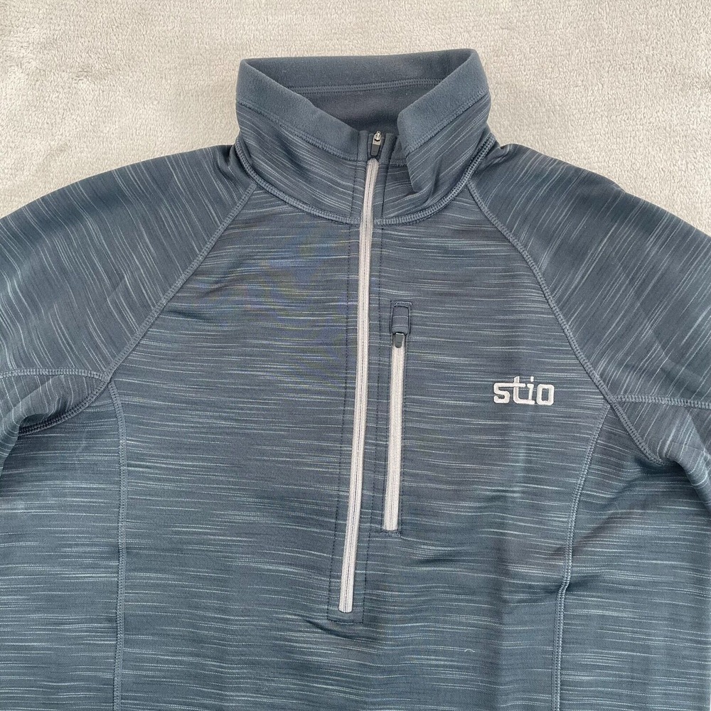 STIO Gannett Peak Half Zip Pullover Fleece Men Small Performance Mid‎ Layer NWOT